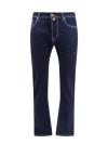 Jacob Cohen Dark Blue Slim Fit Jeans In Black