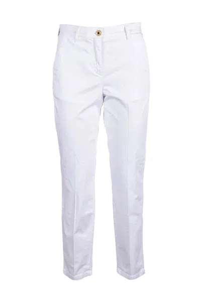 Jacob Cohen Cotton Stretch Trousers - White