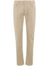 Jacob Cohen Cotton Trousers In 中性色
