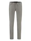 Jacob Cohen Cotton Trousers In Neutrals