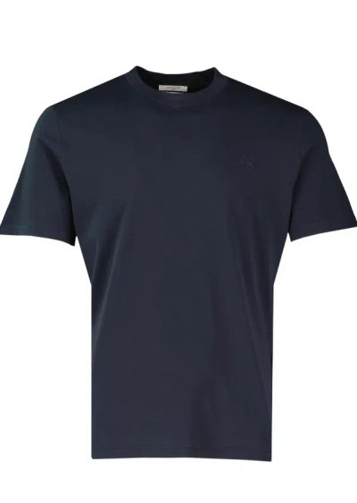 Jacob Cohen Crew Neck T Shirt In Blue