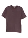 Jacob Cohen Crew-neck T-shirt In Purple