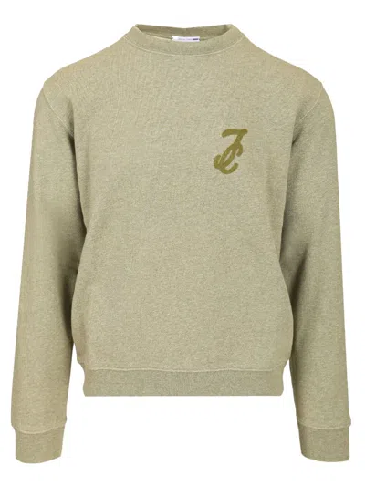Jacob Cohen Crewneck Cotton Sweatshirt Knitwear Green