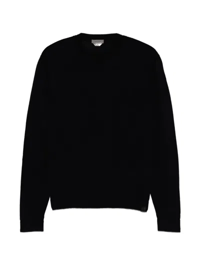 Jacob Cohen Crew-neck Long-sleeve Sweater In Blue