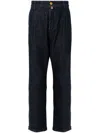 Jacob Cohen Men's Crop Slim Single Pence Henry Pant In Black