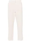 Jacob Cohen Men's Crop Slim Single Pence Henry Pant In White