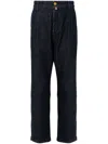 Jacob Cohen Men's Crop Slim Single Pence Henry Pant In D Variante