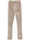 Jacob Cohen Men Crop Slim Single Pence Henry Pant In Grey