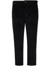 Jacob Cohen Crop Slim Single Pence Henry Pant In Navy Blue