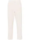 Jacob Cohen Crop Slim Single Pence Henry Pant In White