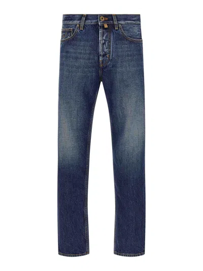JACOB COHEN CROPPED TAPERED JEANS