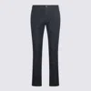 Jacob Cohen Dark Blue Bobby Denim Jeans In Gold