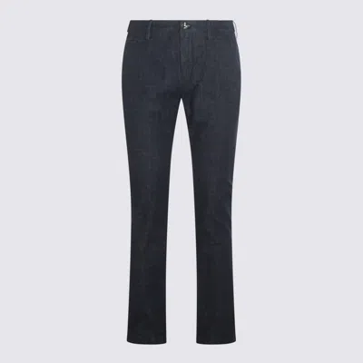 Jacob Cohen Dark Blue Bobby Denim Jeans In Gold