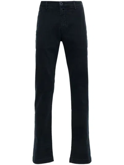 Jacob Cohen Dark Blue Low Rise Slim Fit Pants