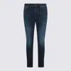 Jacob Cohen Straight Fit Trousers Belt Loops In Blue