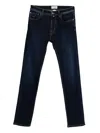 Jacob Cohen Dark Blue Straight Leg Jeans  In Blue