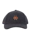 Jacob Cohen Dark Grey Structured Baseball Cap In Gray