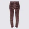Jacob Cohen Everyday Trousers With Pockets And Rivets In Red