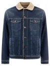 Jacob Cohen Fleece-collar Button-down Denim Jacket