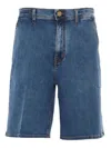 Jacob Cohen Denim Bermuda Shorts In Blue