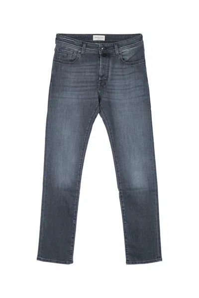 Jacob Cohen Faded-effect Jeans In Gray