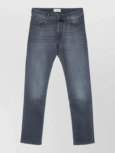 Jacob Cohen Premium Denim Pants For Men In Orange