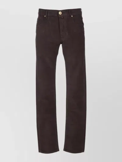 Jacob Cohen Straight-leg Five-pocket Jeans In Black
