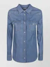 JACOB COHEN DENIM SHIRT BUTTONED CUFFS