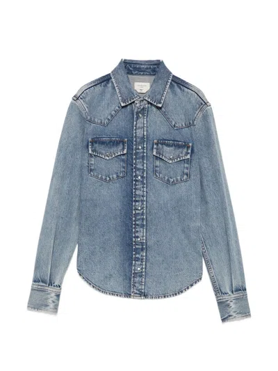 Jacob Cohen Denim Cotton Shirt In Blue