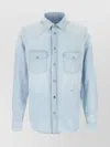 Jacob Cohen Denim Shirt With Button Cuffs And Collar