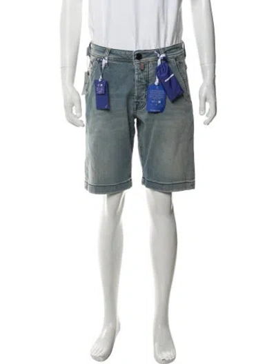 Pre-owned Jacob Cohen Denim Shorts W/ Tags In Blue