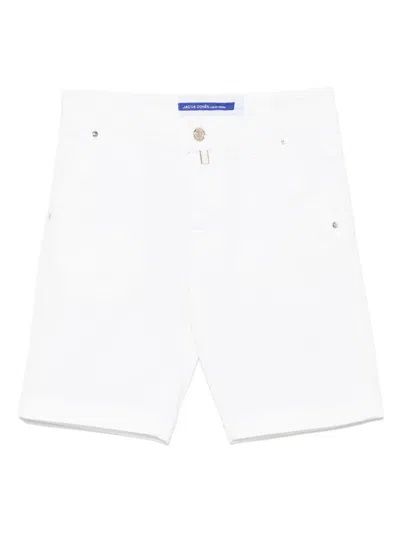 Jacob Cohen Denim Shorts In White