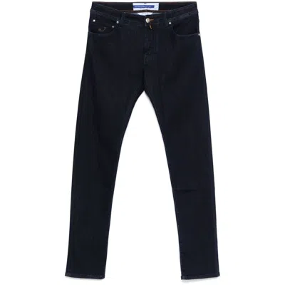 Jacob Cohen Mens Slim Fit Bard Jeans In Black Fabric