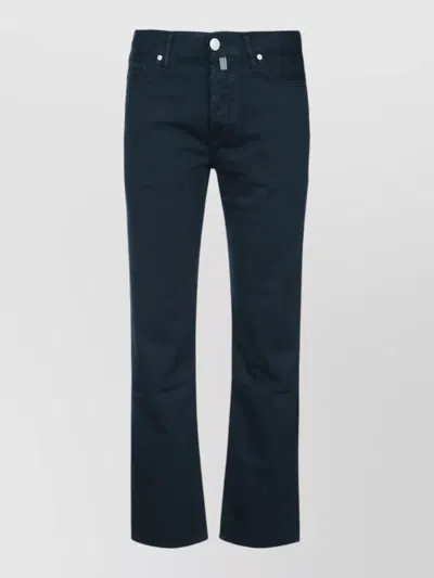 Jacob Cohen Denim Straight Leg Five Pocket Belt Loops