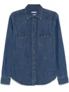 Jacob Cohen Denim Western Shirt In Blue