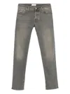 Jacob Cohen Distressed Cotton Jeans In Gray