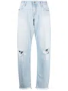 Jacob Cohen Distressed-detail Denim Jeans In Blue