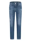 Jacob Cohen Distressed Jeans In Blue