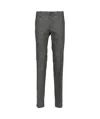 Jacob Cohen Dogtooth-pattern Trousers In Black