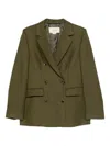 Jacob Cohen Double-breasted Blazer In Green