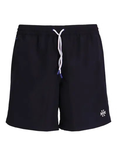 Jacob Cohen Drawstring Pocket Swim Shorts In Black