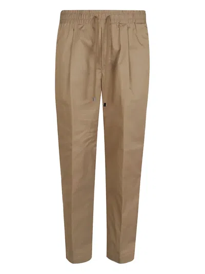 JACOB COHEN DRAWSTRING-WAISTBAND TROUSERS