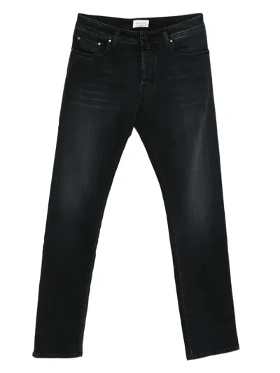 Jacob Cohen Elastan Pantalon In Black