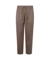 Jacob Cohen Low Fit Carrot Daniel Denim Blue Trousers In Brown