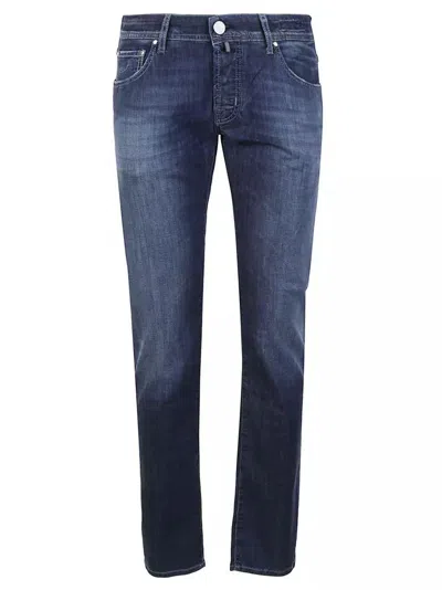 JACOB COHEN ELEGANT LIGHT BLUE STRETCH JEANS
