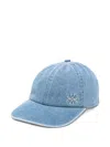 Jacob Cohen Embroidered Baseball Cap In Blue