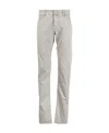 Jacob Cohen Embroidered-logo Jeans In Gray