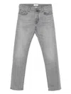 Jacob Cohen Embroidered-pocket Jeans In Gray