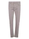 Jacob Cohen Slim Fit Trousers Featuring 5 Pockets In Gray