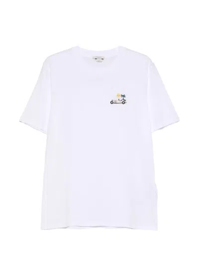 Jacob Cohen T-shirt Mit Stickerei In White